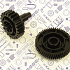 RU5-0984 Шестерня 23Т/56Е для HP LJ P1005, P1008 и др. и LJ Pro P1102, P1108, M1132, M1212 и др.
